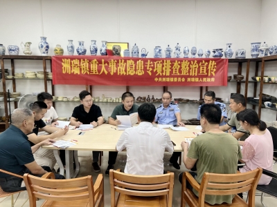 大埔县洲瑞镇开展重大事故隐患专项排查整治宣传活动