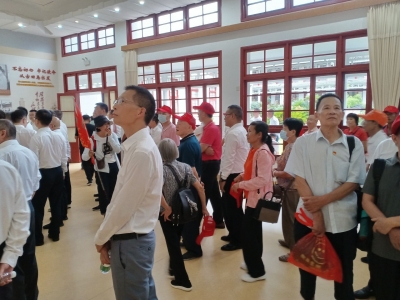 蕉岭蕉城镇金星村党总支部赴古田会议会址、才溪开展主题党日活动