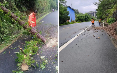 “龙舟水”连绵不断 梅县区“公路人”力保畅通