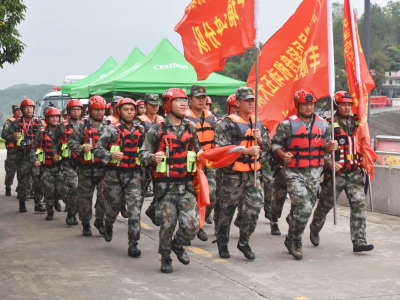 平远分队，获防汛抢险集训演练“团队第二”！