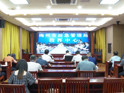 大埔组织收听收看全市“龙舟水”、端午强降雨防御视频调度会