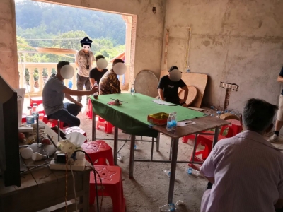 大埔公安捣毁一赌博窝点，抓获涉赌嫌疑人16名