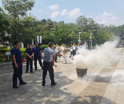 筑牢文物安全“防火墙”！市文化广电旅游局等多单位联合开展消防演练