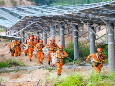 平远县举行2023年企业火灾继发森林火灾应急演练