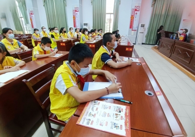 梅江区金山街道新时代文明实践所开展应急消防救援知识培训暨预防学生溺水主题活动