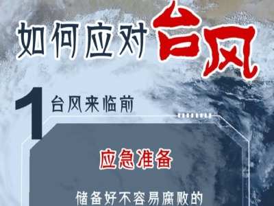 台风来袭，如何应对？请收好这份防台指南！