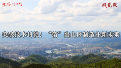 微党课丨突破技术封锁！“箔”出山区制造业新未来