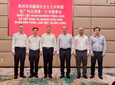 越南驻广州总领事武越英一行来梅考察访问：推动务实合作 共享发展机遇