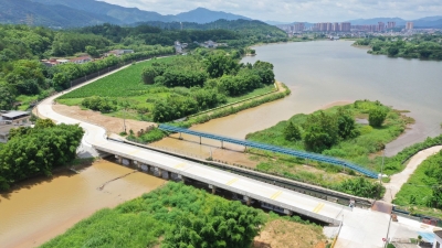 蕉岭县长潭镇榄核星海桥建成通车