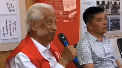 熊德龙参观梅县强民体育会