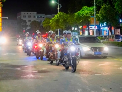 大埔公安深化城区网格化巡防，街面警情持续下降 