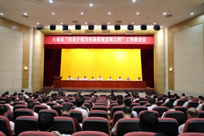 大埔县“百县千镇万村高质量发展工程”工作推进会召开