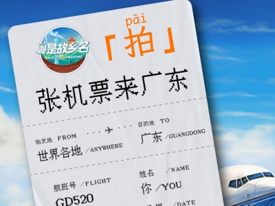 @海外华侨华人，如果送你一张飞广东的机票...