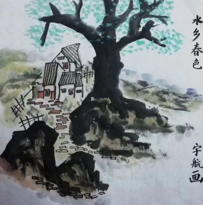 梅江区龙坪小学邹宇航丨绘画