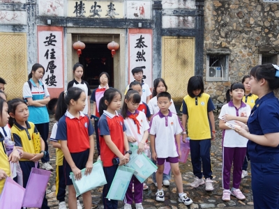 不一样的暑期打开方式！大埔消防带领青少年探秘文物古建筑消防“黑科技”