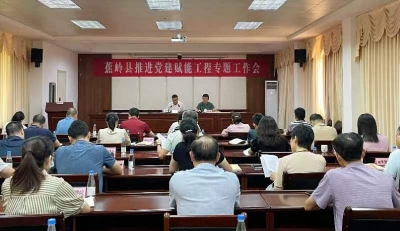 蕉岭县召开推进党建赋能工程专题工作会