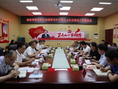 崔毅到大埔开展党外代表人士队伍建设专题调研