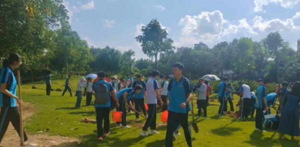 追梦人植下“追梦林”！五华组织优秀高考学子参与绿美广东大行动