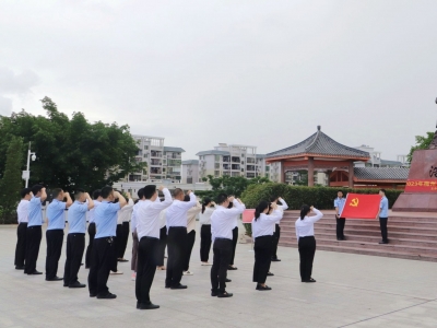 强国复兴有我丨市直机关工委举行新党员入党宣誓仪式