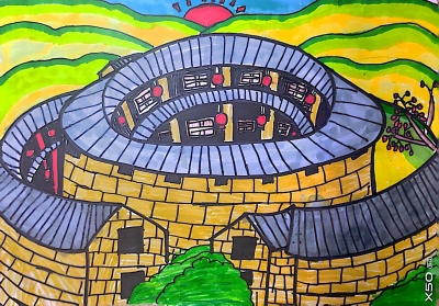 梅江区龙坪小学刘玥彤丨绘画