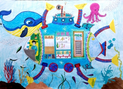 梅江区作新小学熊芸慧丨绘画