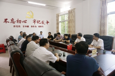 蓝伟东调研挂点服务“四上”企业项目建设情况：合力攻坚破难 服务企业发展 