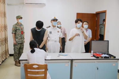 段见云到大埔县检查指导2023年下半年征兵体检工作