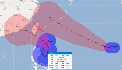 三台风共舞！预计9月初梅州有一次较明显风雨过程