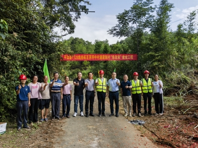 平远Y128线热柘至茅坪中村通建制村“单改双”工程动工