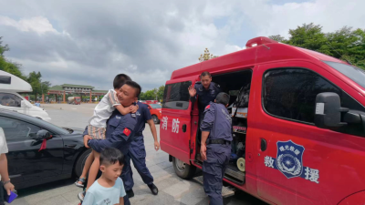 欢迎归来！我市支援河北涿州的抗洪救灾队伍凯旋