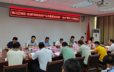 梅江区铜箔—高端印制电路板产业质量基础设施“一站式”服务工作推进会召开