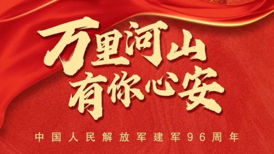 今天，致敬人民子弟兵！