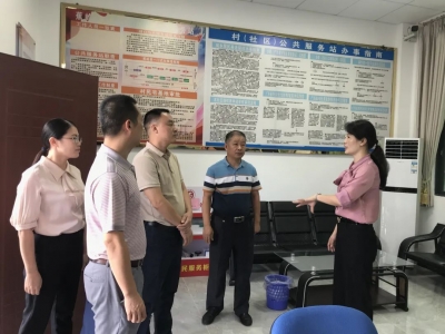 陈丽到蕉岭蓝坊镇调研新时代文明实践所站建设工作