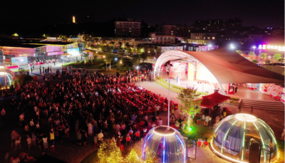 超热闹！梅江区金山街道举办“迎中秋·庆国庆”文艺展演