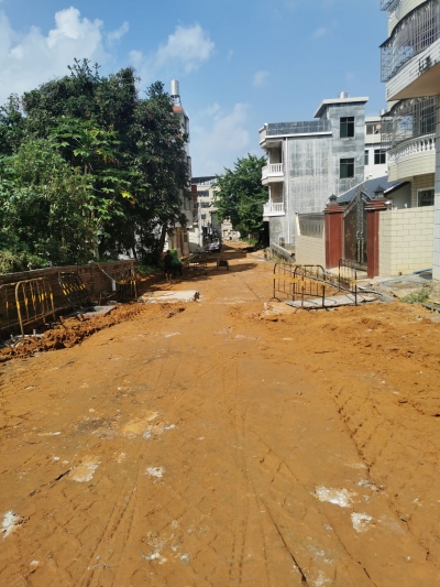 目前已恢复施工！平远大柘超竹圩部分道路施工受台风影响暂停