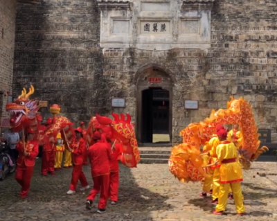 龙南燕翼围舞龙民俗