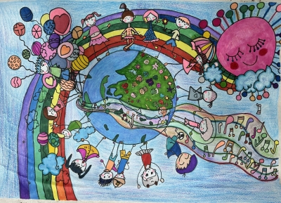 兴宁市大坪中心小学丘谨菲丨绘画