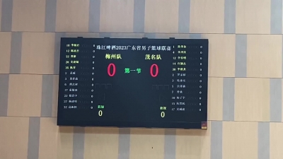 106比111不敌茂名队 梅州队获省篮球联赛第十