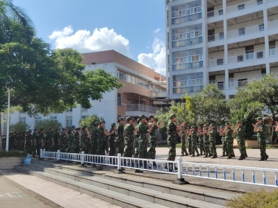 嘉应学院2023级新生军训正式开启