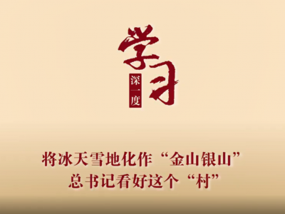 将冰天雪地化作“金山银山” 总书记看好这个“村”