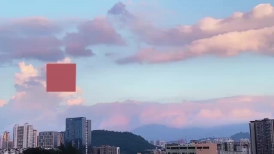 “多巴胺”配色，粉蓝色的天空好美！