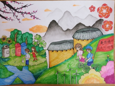梅江区金山小学陈梦淇丨绘画