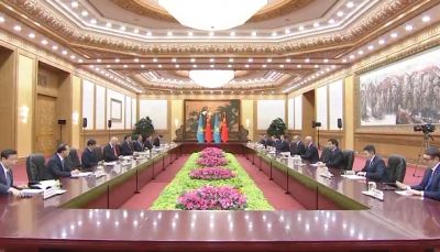 独家视频丨习近平会见哈萨克斯坦总统托卡耶夫