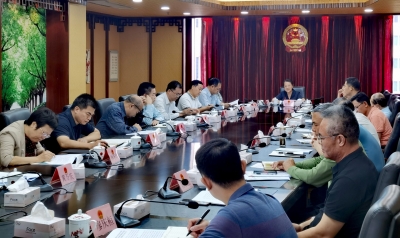 市人大常委会召开党组会议：充分发挥人大职能作用  助推“百千万工程”落实见效