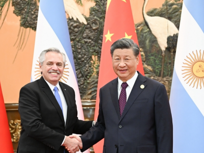 习近平会见阿根廷总统费尔南德斯