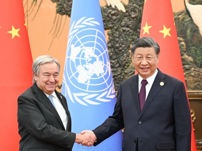 习近平会见联合国秘书长古特雷斯