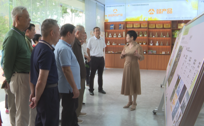蕉岭县组织离退休老干部参观考察经济社会发展情况
