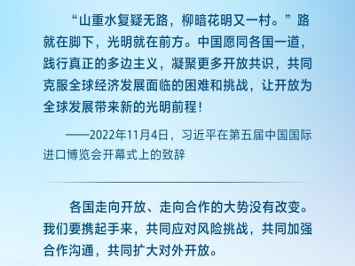 时习之丨共赴“进博之约” 习近平阐述经济全球化的“中国主张”