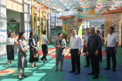番禺区教育局一行到蕉岭开展基础教育对口帮扶工作及送教走访活动