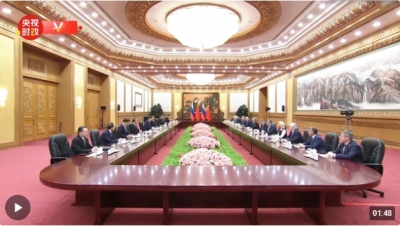 独家视频丨习近平：明年是中俄建交75周年 中方愿同俄方一道 不断深化双边关系